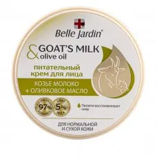 Питательный крем для лица Belle Jardin Goats milk Козье молоко и Оливковое масло 200 мл